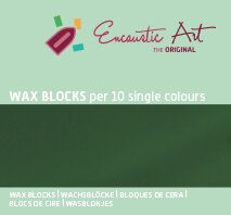 Encaustic Art wax - (45) sapgroen doosje 10 st. 