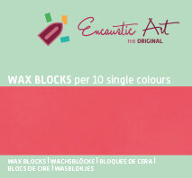 Encaustic Art Wax - (36) Neonrood - doosje 10 st.