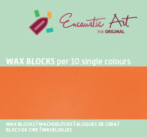 Encaustic Art wax - (38) neonoranje doosje 10 st. 