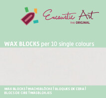 Encaustic Art wax - (27) transparant doosje 10 st. 