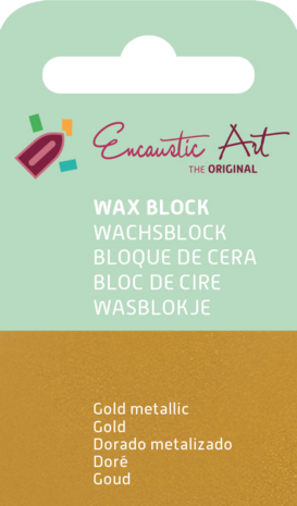 Encaustic Art wax - (25) goud 